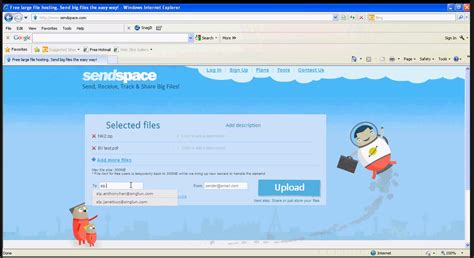 sendspace .